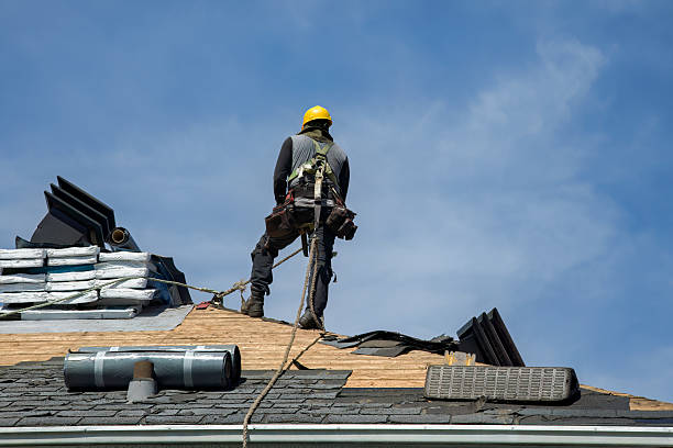 Professional Roofing technician working in Wentzville, MO